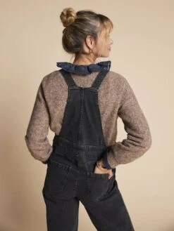 Salopette Large De Grossesse - Anthracite 13 Salopette Large De Grossesse - Anthracite -Vertbaudet Soldes Boutique salopette large de grossesse 13