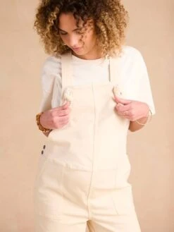 Salopette Large De Grossesse - écru -Vertbaudet Soldes Boutique salopette large de grossesse 2