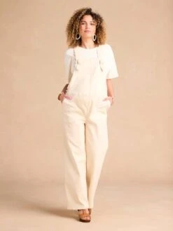 Salopette Large De Grossesse - écru