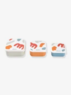 Beaba Set De 3 Boîtes à Goûter Playful - Orange -Vertbaudet Soldes Boutique set de 3 boites a gouter playful 3
