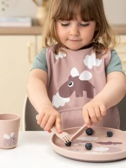 Done By Deer Set De 3 Couverts Happy Dots - Blush