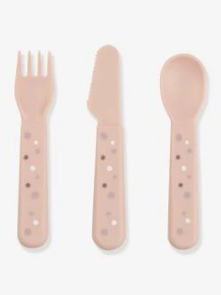 Done By Deer Set De 3 Couverts Happy Dots - Blush -Vertbaudet Soldes Boutique set de 3 couverts happy dots 5