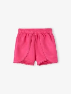 Short à Pans Bébé - Fuchsia
