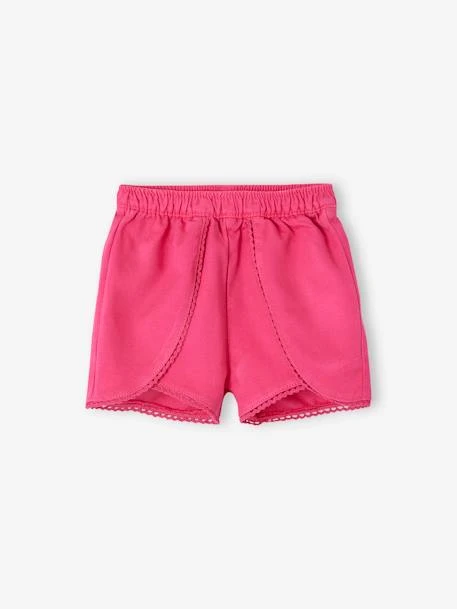 Short à Pans Bébé - Fuchsia 1 Short à Pans Bébé - Fuchsia