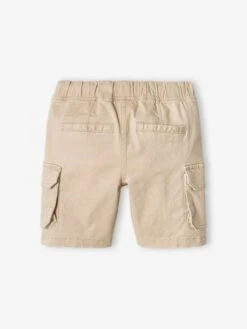 Short Battle Garçon Facile à Enfiler - Kaki -Vertbaudet Soldes Boutique short battle garcon facile a enfiler 27
