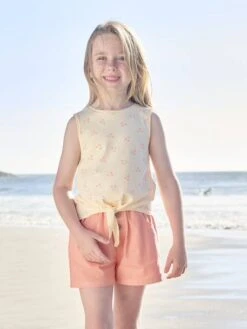 Short Couleur Fille Facile à Enfiler - Blush -Vertbaudet Soldes Boutique short couleur fille facile a enfiler 6