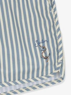 Short De Bain Asnou - Rayé Bleu -Vertbaudet Soldes Boutique short de bain asnou 6