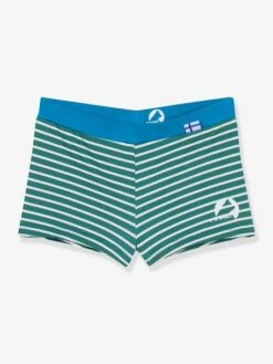 Short De Bain Pour Garçons UINTI EKO Finkid - Bleu Jean -Vertbaudet Soldes Boutique short de bain pour garcons uinti eko finkid 1