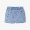 Short En Denim Brodé Bébé - Stone 7 Short En Denim Brodé Bébé - Stone -Vertbaudet Soldes Boutique short en denim brode bebe