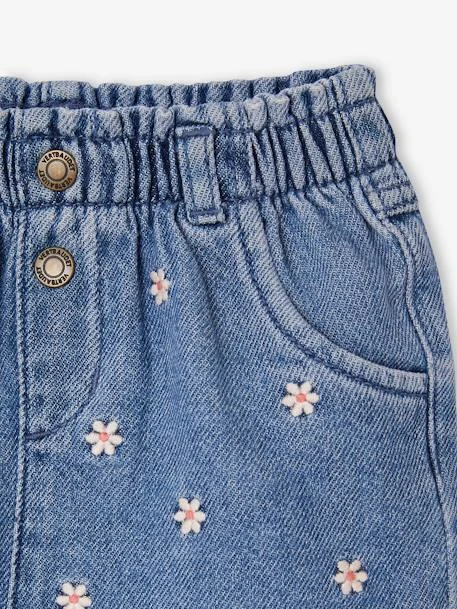 Short En Denim Brodé Bébé - Double Stone 6 Short En Denim Brodé Bébé - Double Stone – Image 6