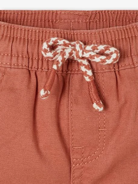 Short Sergé Taille élastiquée Bébé Garçon - Vert De Gris 3 Short Sergé Taille élastiquée Bébé Garçon - Vert De Gris – Image 3