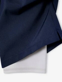 Short Sport 2 En 1 Fille Matière Technique - Marine -Vertbaudet Soldes Boutique short sport 2 en 1 fille matiere technique 6