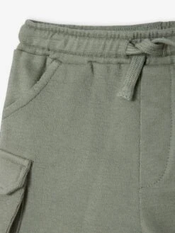 Short Style Battle Bébé En Molleton Texturé - Kaki -Vertbaudet Soldes Boutique short style battle bebe en molleton texture 12