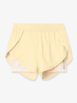 Mini A Ture Shorts Fonctionnels 2-en-1 MATEIDIE - Jaune Pastel