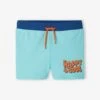 Shorty De Bain "Happy & Cool" Garçon - Vert D'eau -Vertbaudet Soldes Boutique shorty de bain happy cool garcon