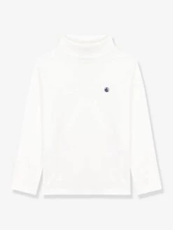 PETIT BATEAU Sous-pull Enfant En Coton Uni - Blanc