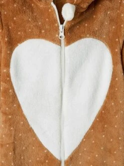 Surpyjama Fille Renarde - Marron Clair -Vertbaudet Soldes Boutique surpyjama fille renarde 3