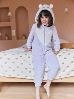 Surpyjama Fille Sherpa Kawaii - Lilas -Vertbaudet Soldes Boutique surpyjama fille sherpa kawaii 6