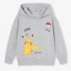 POKEMON Sweat à Capuche Pokémon - Gris Chiné -Vertbaudet Soldes Boutique sweat a capuche pokemon