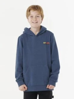 Sweat à Capuche Surf Revival Line Up - Marine