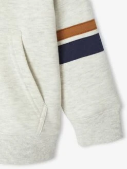 Sweat à Capuche Zippé Garçon Doublé Sherpa - Anthracite 16 Sweat à Capuche Zippé Garçon Doublé Sherpa - Anthracite -Vertbaudet Soldes Boutique sweat a capuche zippe garcon double sherpa 26