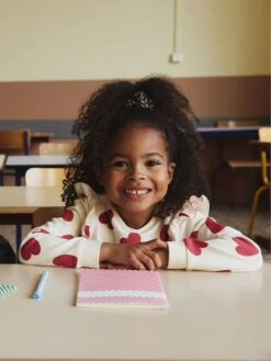 Sweat à Volants Fille Détails Fantaisie - Encre -Vertbaudet Soldes Boutique sweat a volants fille details fantaisie 32