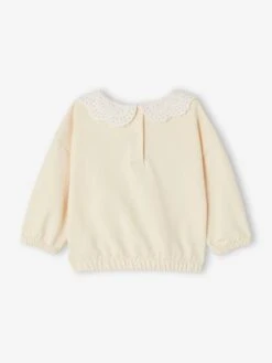 Sweat Col Brodé Bébé Personnalisable - Vert Sauge -Vertbaudet Soldes Boutique sweat col brode bebe personnalisable 6