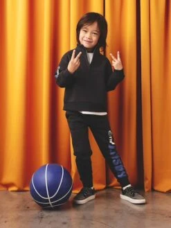 Sweat Col Camionneur Sport Garçon Motif Basket Sur Manche - Noisette -Vertbaudet Soldes Boutique sweat col camionneur sport garcon motif basket sur manche 16