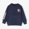 Sweat Col Rond Sport Garçon - Bleu Nuit -Vertbaudet Soldes Boutique sweat col rond sport garcon