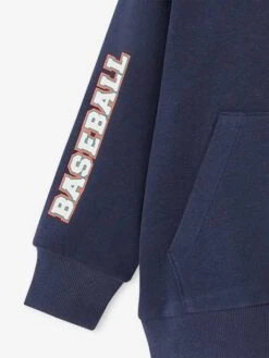 Sweat Col Rond Sport Garçon - Bleu Nuit -Vertbaudet Soldes Boutique sweat col rond sport garcon 3