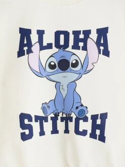 Sweat Disney Lilo & Stitch - écru -Vertbaudet Soldes Boutique sweat disney lilo stitch 2