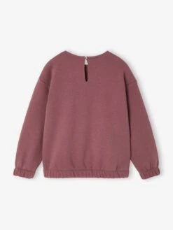 Sweat Fille Col Fantaisie En Macramé - Anthracite -Vertbaudet Soldes Boutique sweat fille col fantaisie en macrame 16