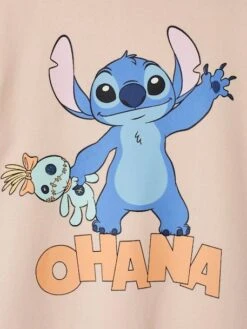 Sweat Fille Disney Lilo Et Stitch - Rose Pâle -Vertbaudet Soldes Boutique sweat fille disney lilo et stitch 2