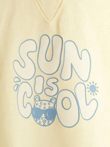 Sweat Imprimé Bébé - Jaune Pastel 3 Sweat Imprimé Bébé - Jaune Pastel – Image 3