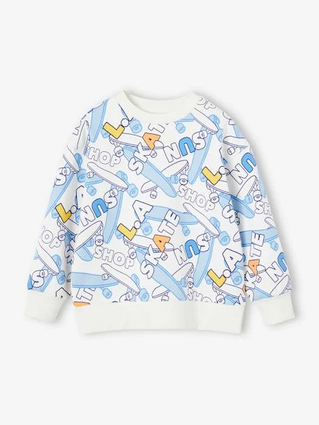 Sweat Imprimé Skate - Blanc Imprimé 2 Sweat Imprimé Skate - Blanc Imprimé – Image 2