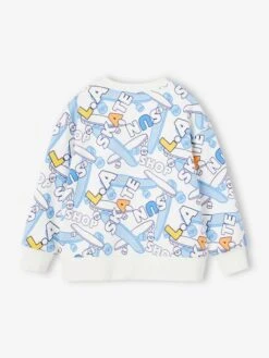 Sweat Imprimé Skate - Blanc Imprimé 7 Sweat Imprimé Skate - Blanc Imprimé -Vertbaudet Soldes Boutique sweat imprime skate 2