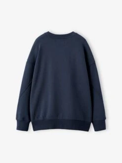 Sweat Loose Effet Délavé - Noir -Vertbaudet Soldes Boutique sweat loose effet delave 1