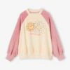 Sweat Raglan En éponge Motifs Fleurs Pop Fille - écru -Vertbaudet Soldes Boutique sweat raglan en eponge motifs fleurs pop fille