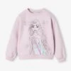 Frozen Sweat Reine Des Neiges Elsa Glitter - Lilas Poudré -Vertbaudet Soldes Boutique sweat reine des neiges elsa glitter