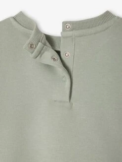 Sweat-shirt Bébé Personnalisable - Vert Sauge -Vertbaudet Soldes Boutique sweat shirt bebe personnalisable 6