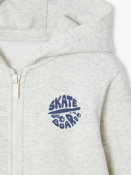 Sweat Zippé à Capuche Basics Garçon - Rouge 3 Sweat Zippé à Capuche Basics Garçon - Rouge – Image 3