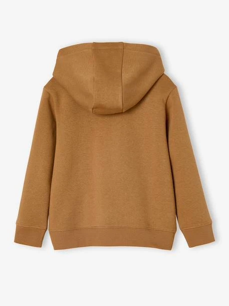 Sweat Zippé à Capuche Basics Garçon - Rouge 8 Sweat Zippé à Capuche Basics Garçon - Rouge – Image 8