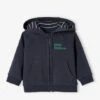 Sweat Zippé à Capuche Bébé - Bleu Ardoise -Vertbaudet Soldes Boutique sweat zippe a capuche bebe