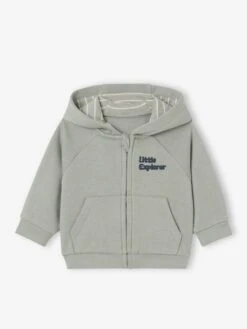Sweat Zippé à Capuche Bébé - Bleu Ardoise 15 Sweat Zippé à Capuche Bébé - Bleu Ardoise -Vertbaudet Soldes Boutique sweat zippe a capuche bebe 6