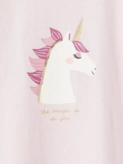 T-shirt à Motif Irisé Fille Manches Courtes Volantées - Marine -Vertbaudet Soldes Boutique t shirt a motif irise fille manches courtes volantees 35