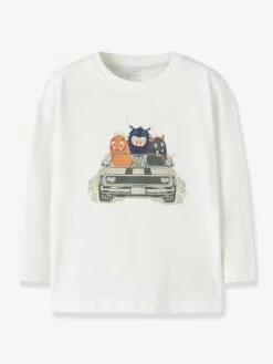 T-shirt Ample Imprimé Pour Garçon NMMVAGNO NAME IT - écru