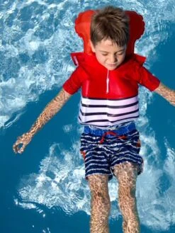 T-shirt Anti-noyade Enfant - 2/3 Ans Manches Longues, 4/5 Ans Manches Courtes - Jaune -Vertbaudet Soldes Boutique t shirt anti noyade enfant 23 ans manches longues 45 ans manches courtes 32