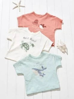 T-shirt Bébé à Motif En Coton Bio Manches Courtes - Abricot 14 T-shirt Bébé à Motif En Coton Bio Manches Courtes - Abricot -Vertbaudet Soldes Boutique t shirt bebe a motif en coton bio manches courtes 14