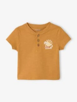 T-shirt Bébé Garçon Imprimé - Ocre