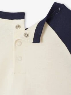 T-shirt Bébé Manches Longues Avec Imprimé Placé Devant - Kaki -Vertbaudet Soldes Boutique t shirt bebe manches longues avec imprime place devant 17